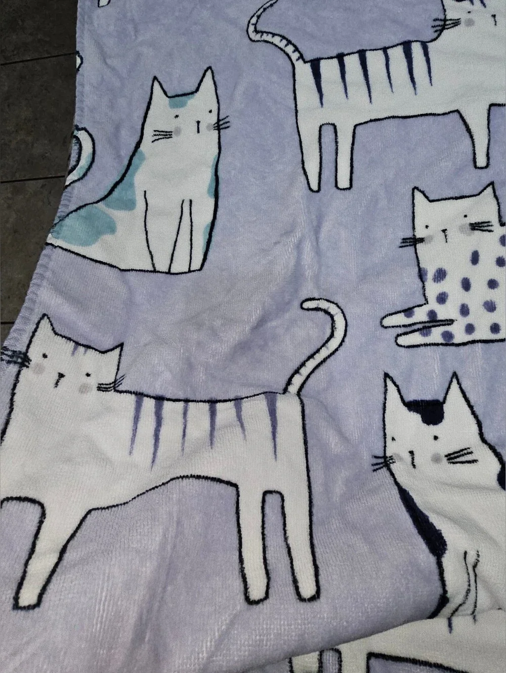 Artisan NY Home - Cartoon Cats Themed Novelty Bathroom Towel Set EUC